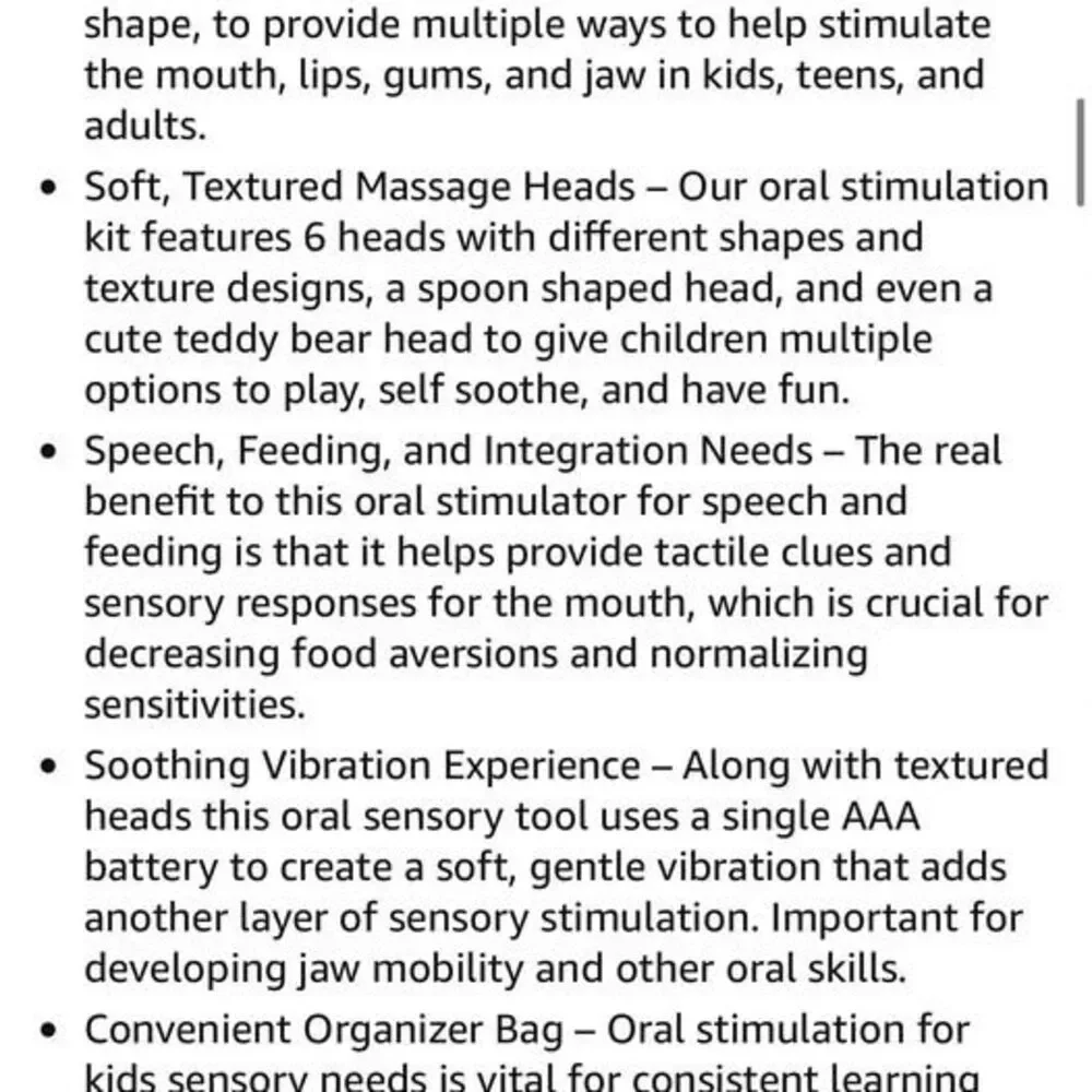 Buzz Buddy Oral Motor Stimulation Kit Sensory Needs